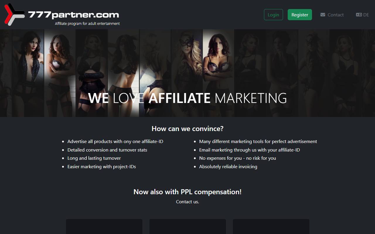 777Partner website screenshot