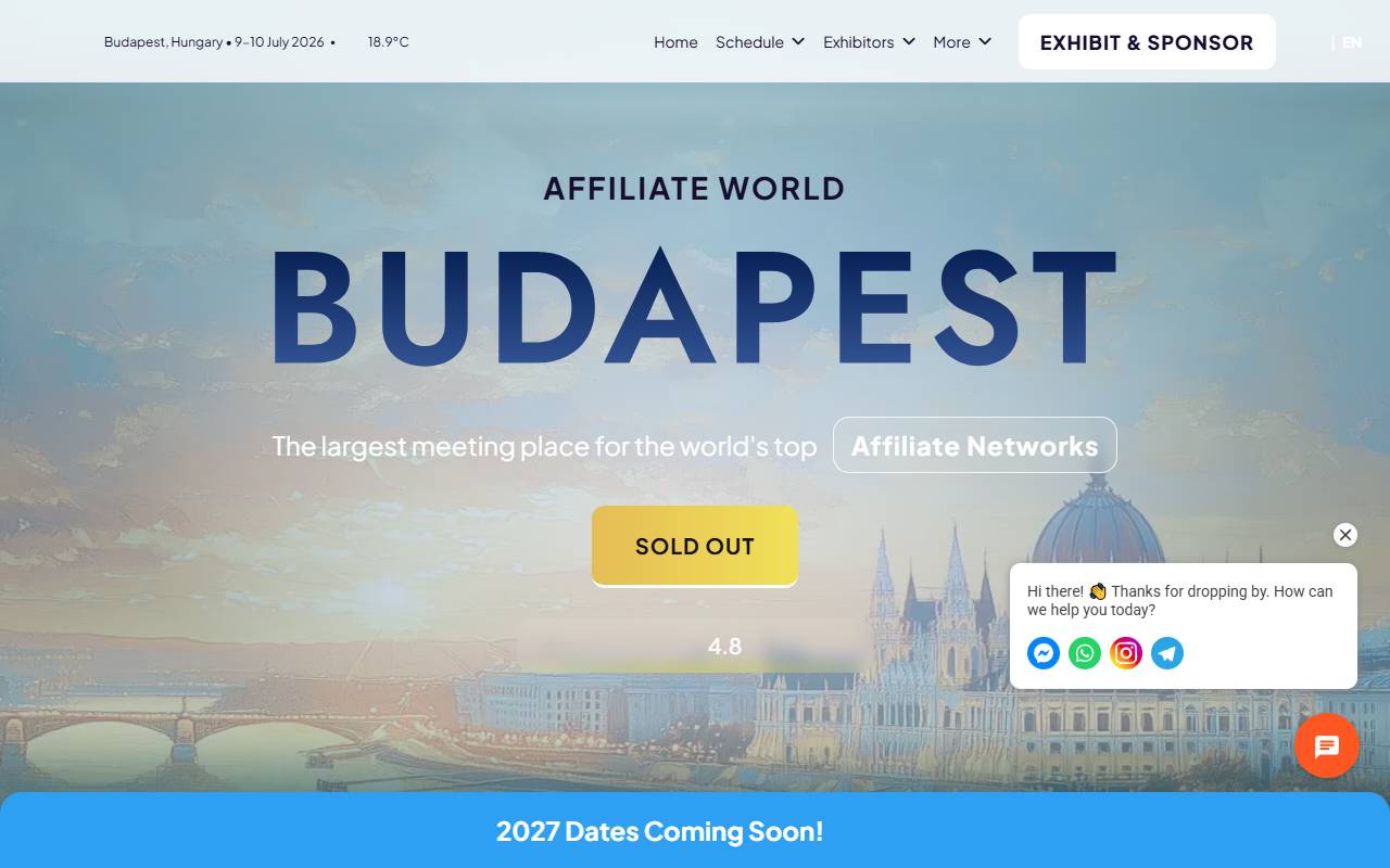 Affiliate World Europe website screenshot