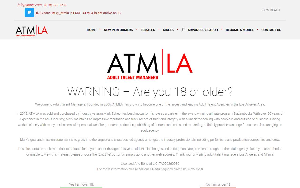 ATMLA website screenshot