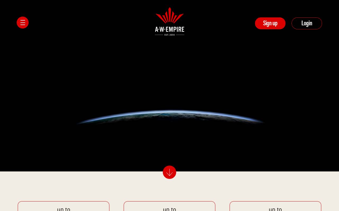 AWEmpire website screenshot