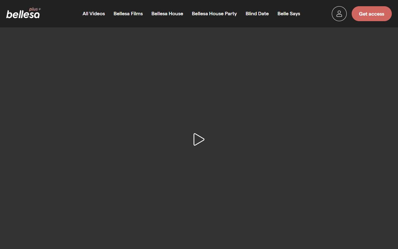 Bellesa Plus website screenshot