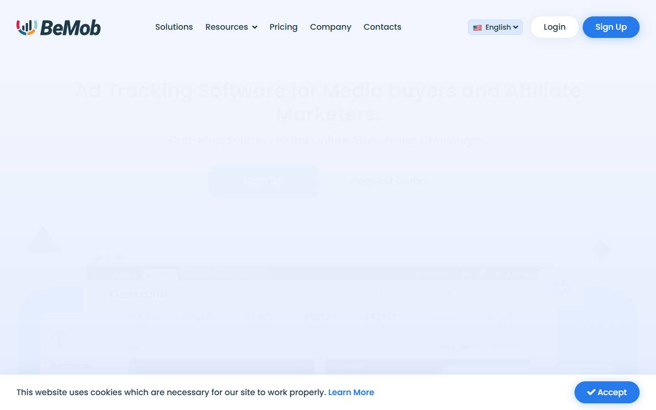 BeMob website screenshot