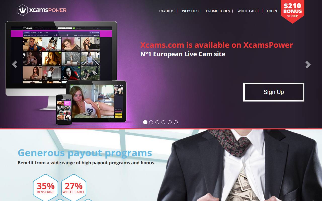 CamsPower website screenshot