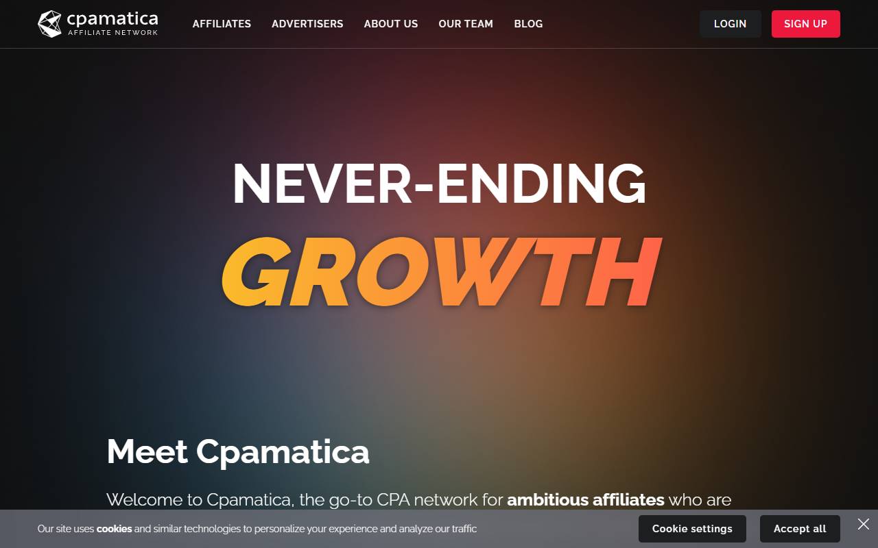 Cpamatica website screenshot