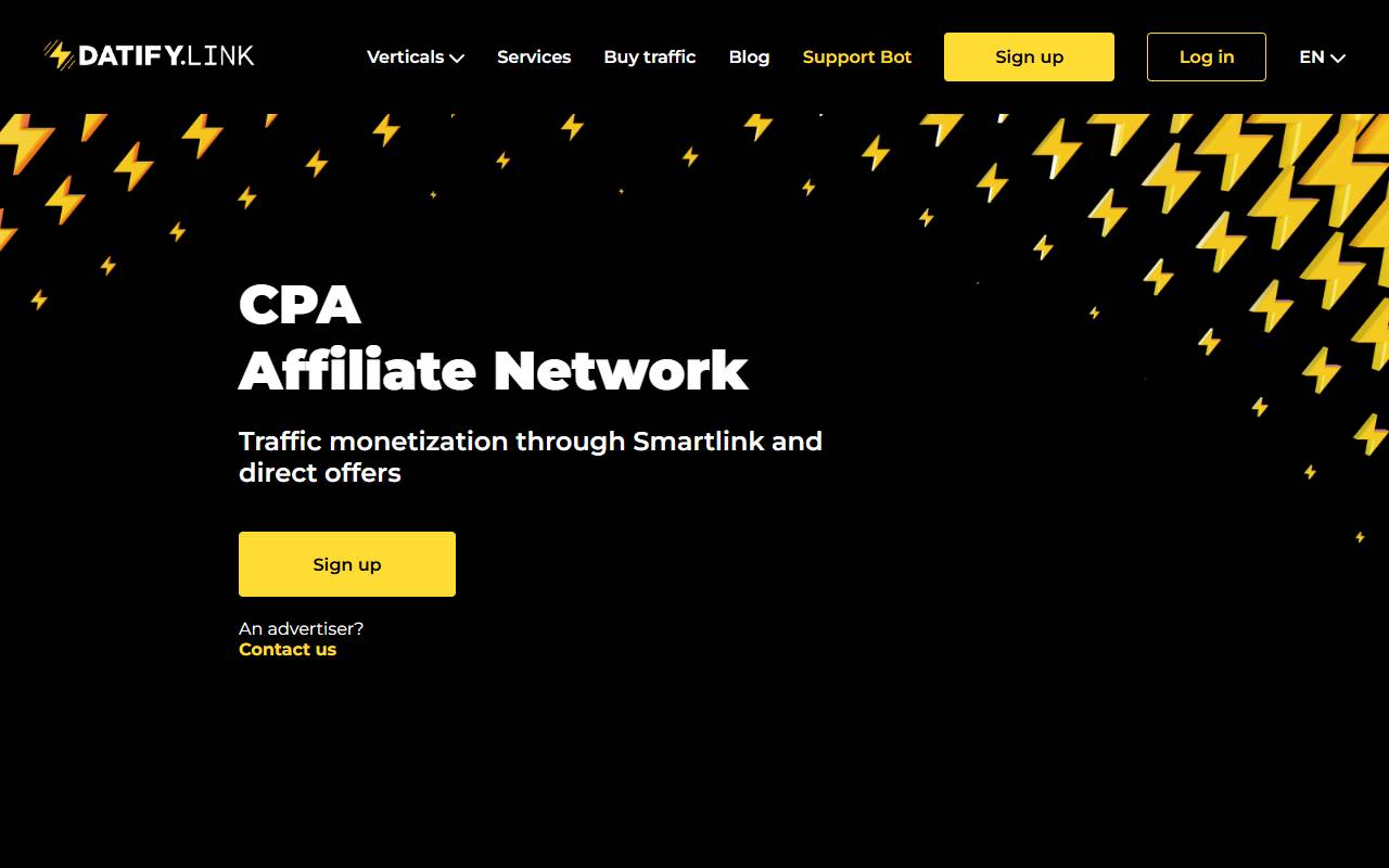 Datify.Link website screenshot