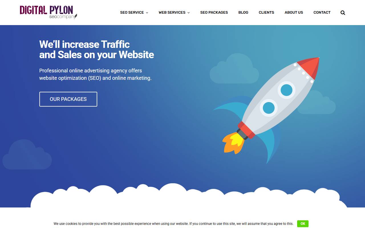 Digital Pylon website screenshot