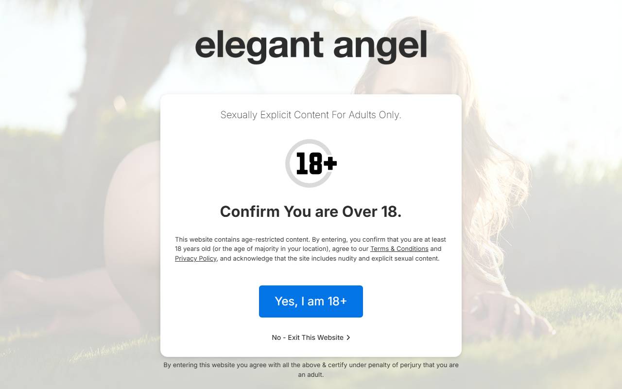 Elegant Angel website screenshot
