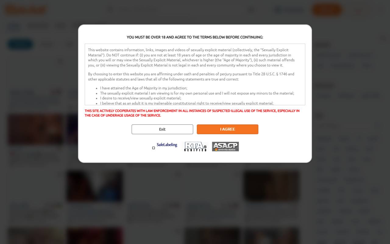 ExoticAds website screenshot
