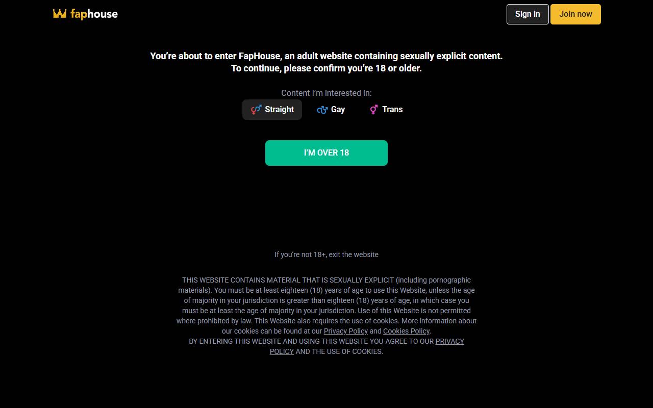 FapHouse website screenshot