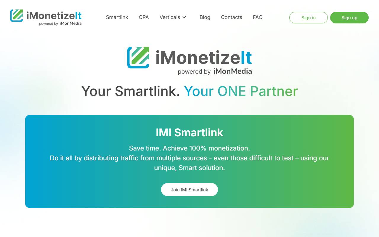 iMonetizeIt website screenshot