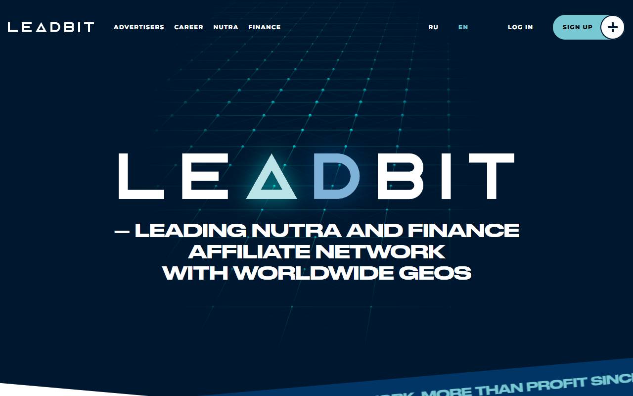 LeadBit website screenshot