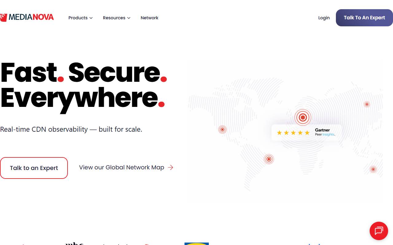 Medianova website screenshot