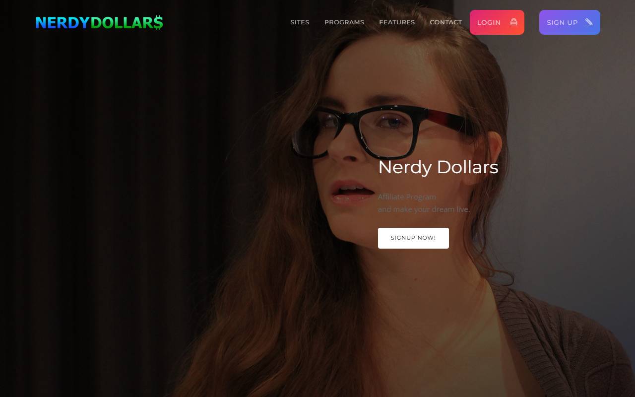 NerdyDollars website screenshot