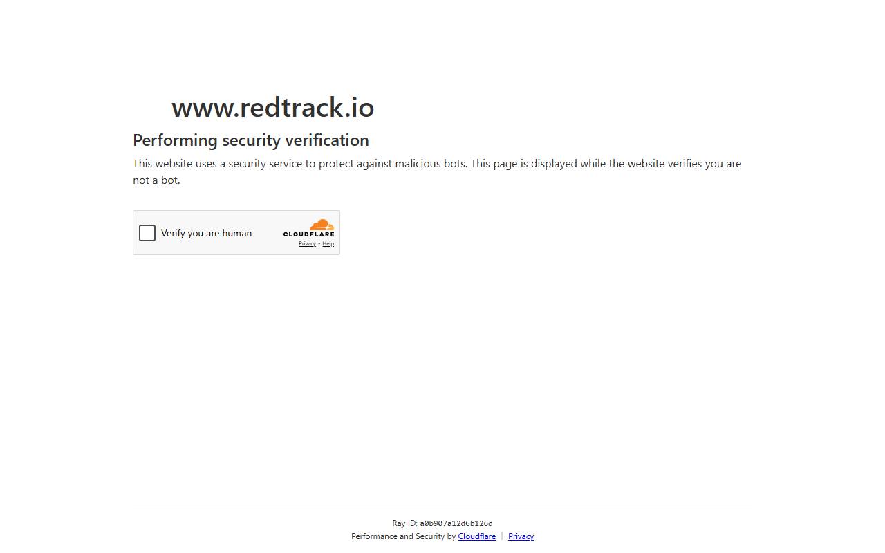 RedTrack website screenshot