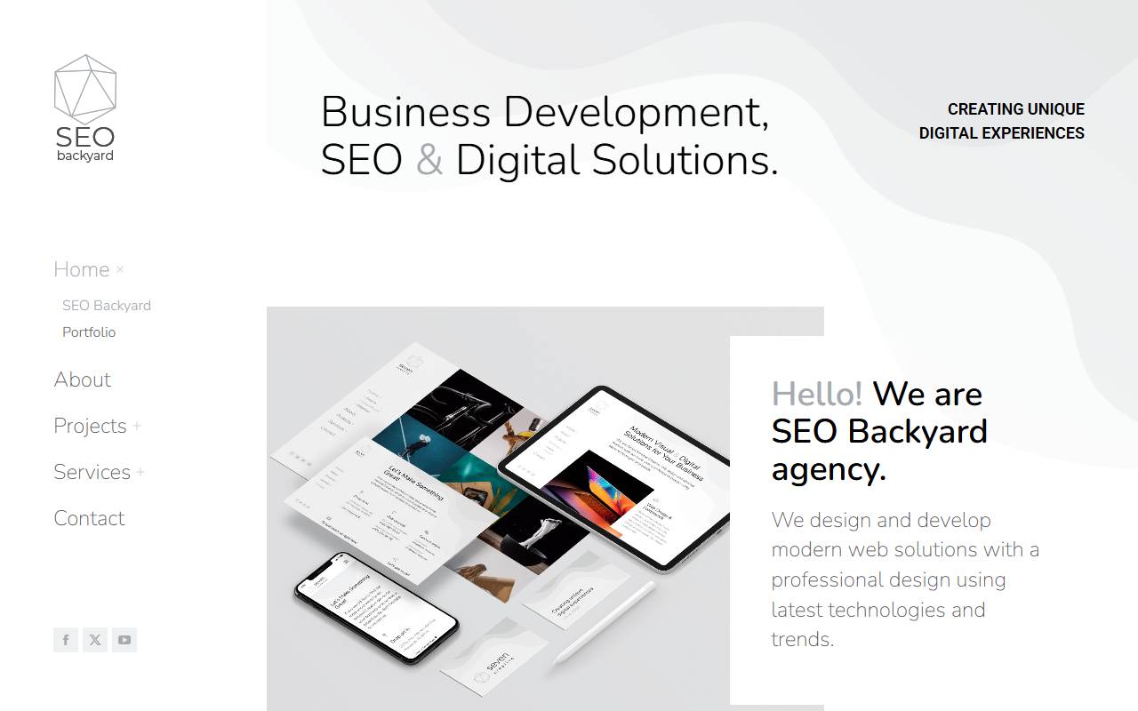 SEO Backyard website screenshot