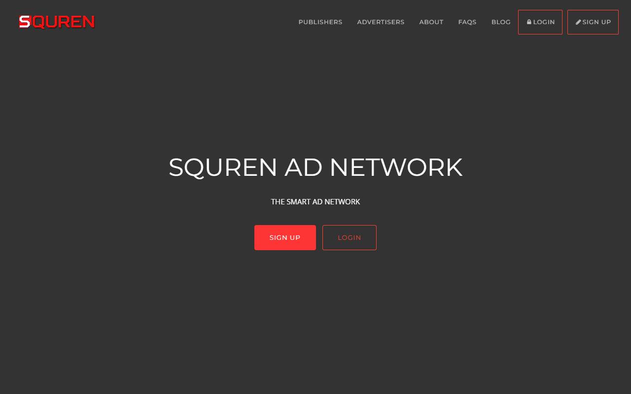 Squren website screenshot