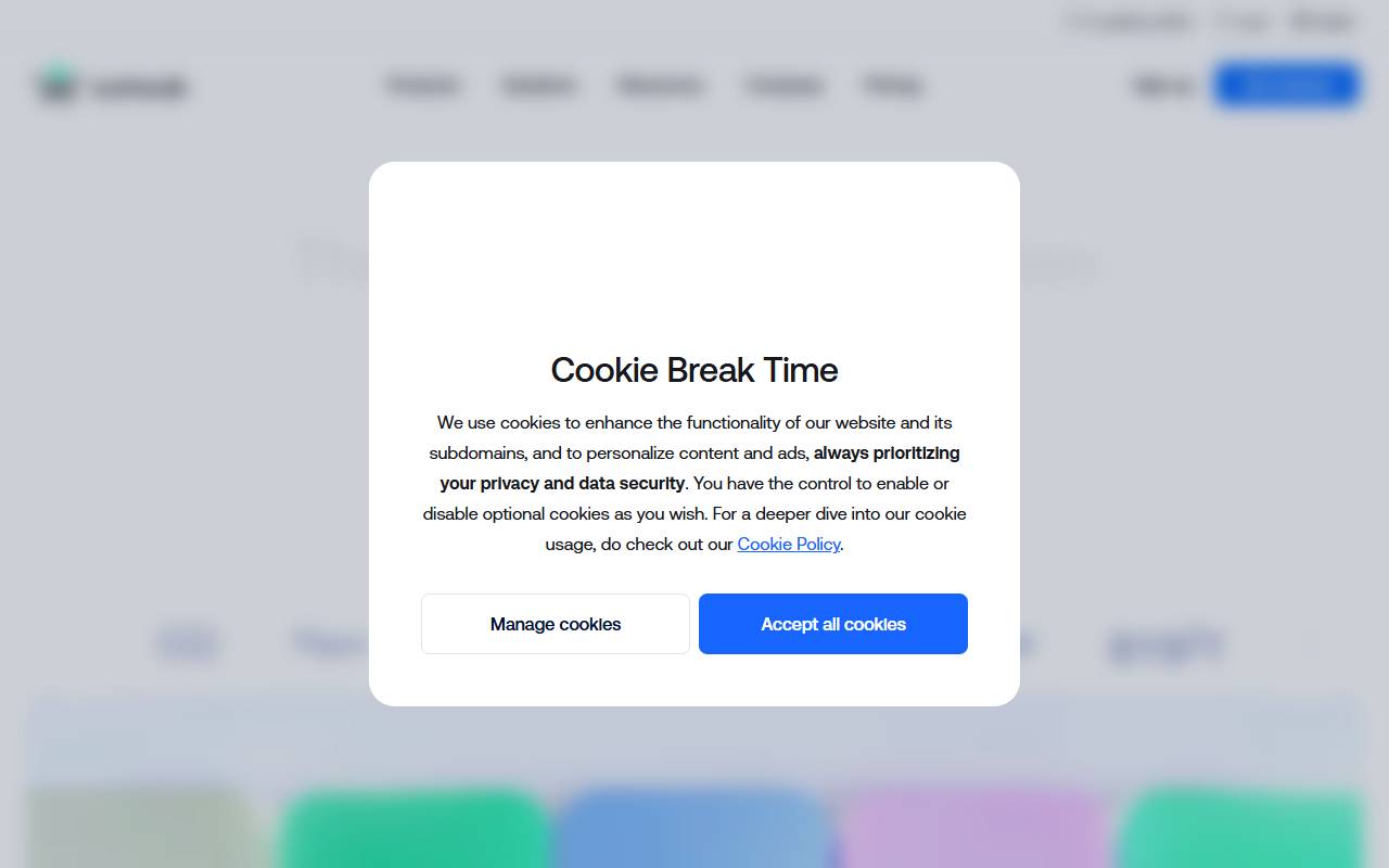 Sumsub website screenshot