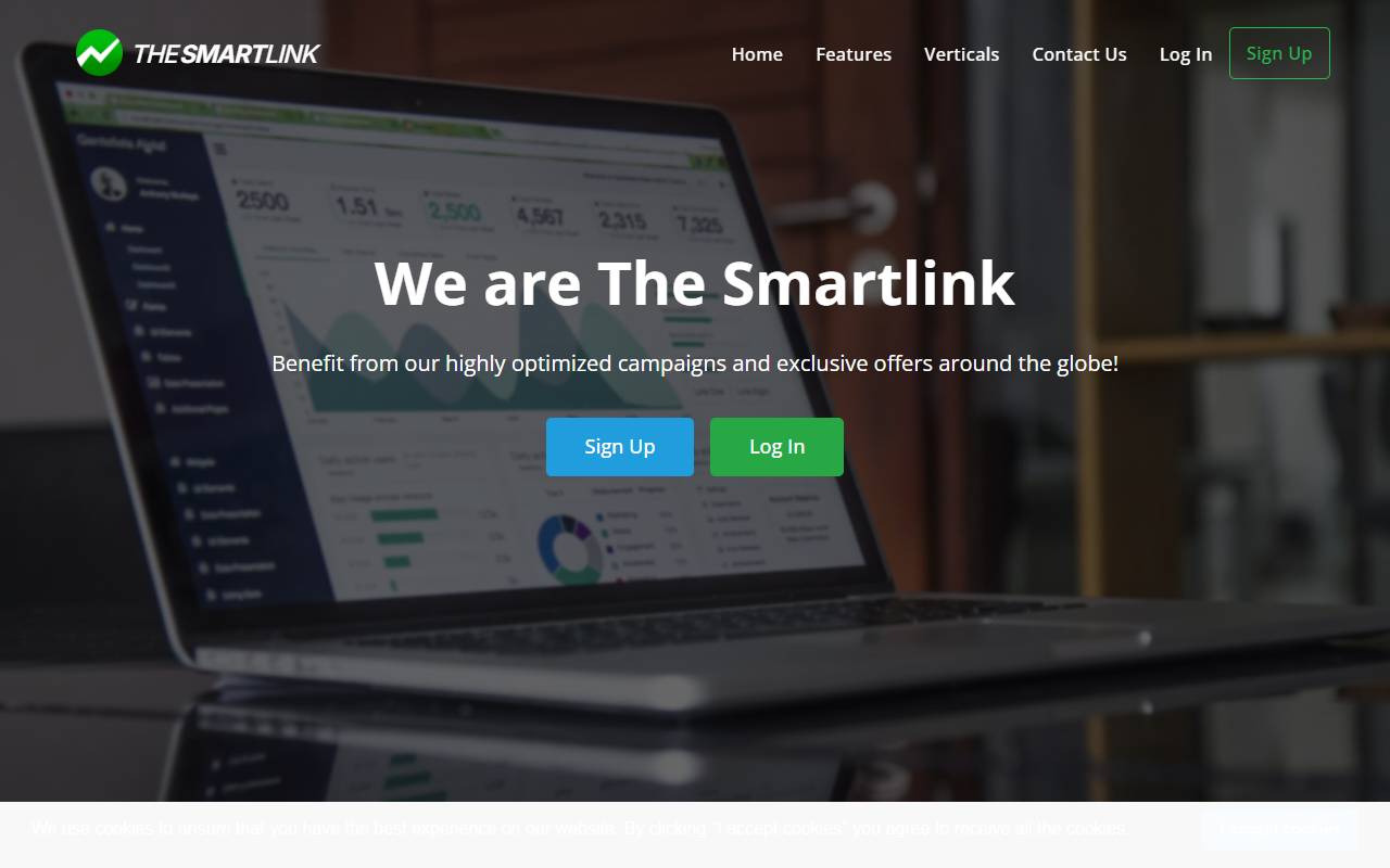 The Smartlink website screenshot