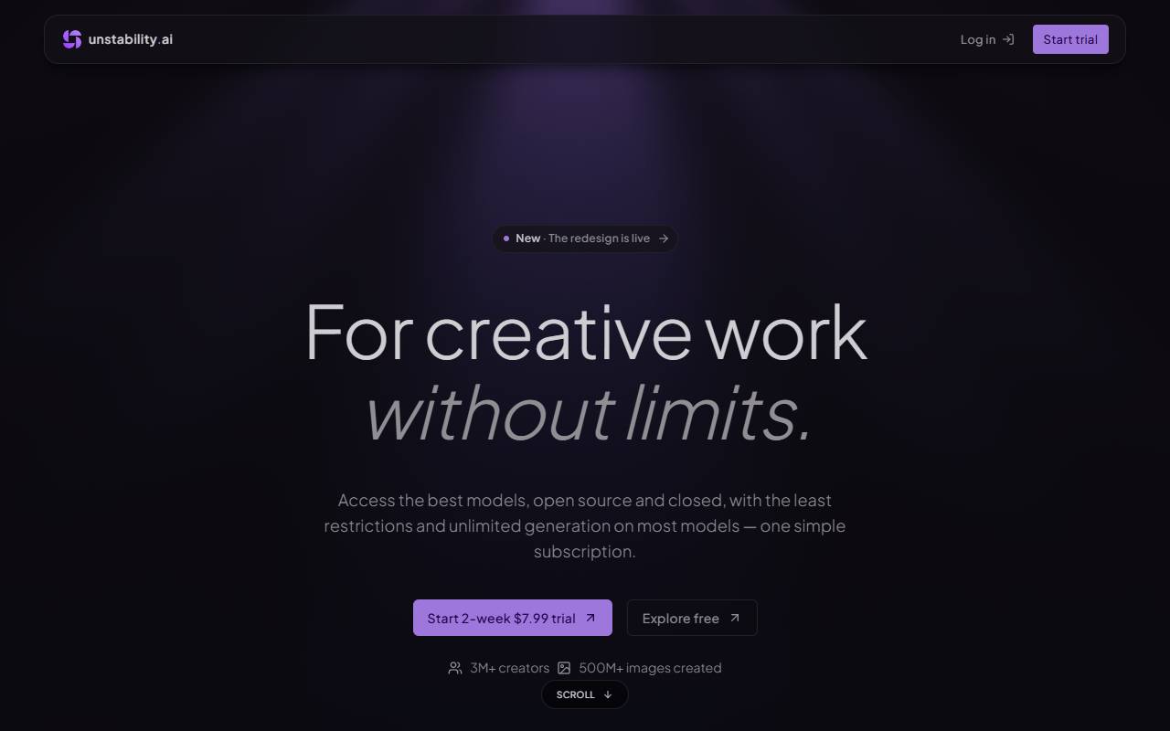 Unstable Diffusion website screenshot