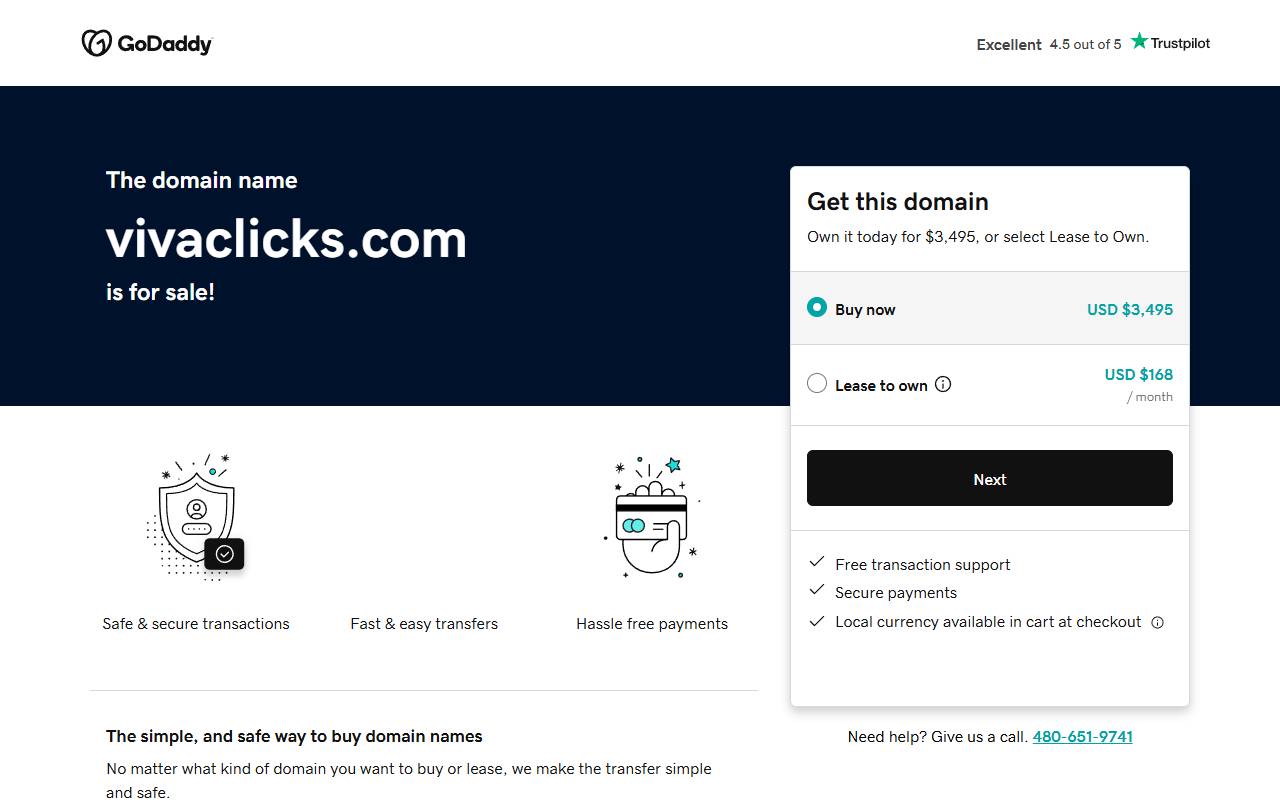 VivaClicks website screenshot