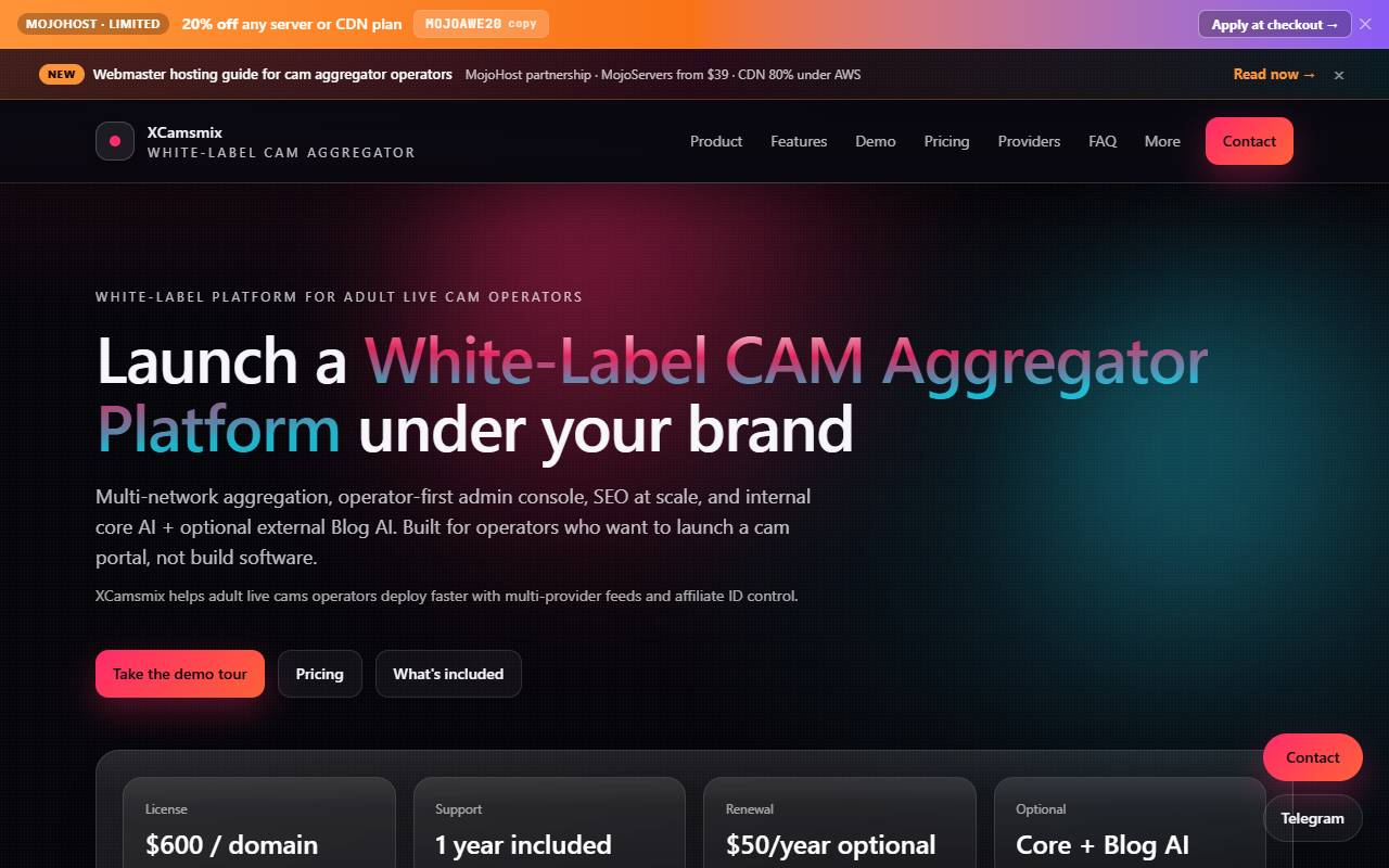 XCamsmix website screenshot