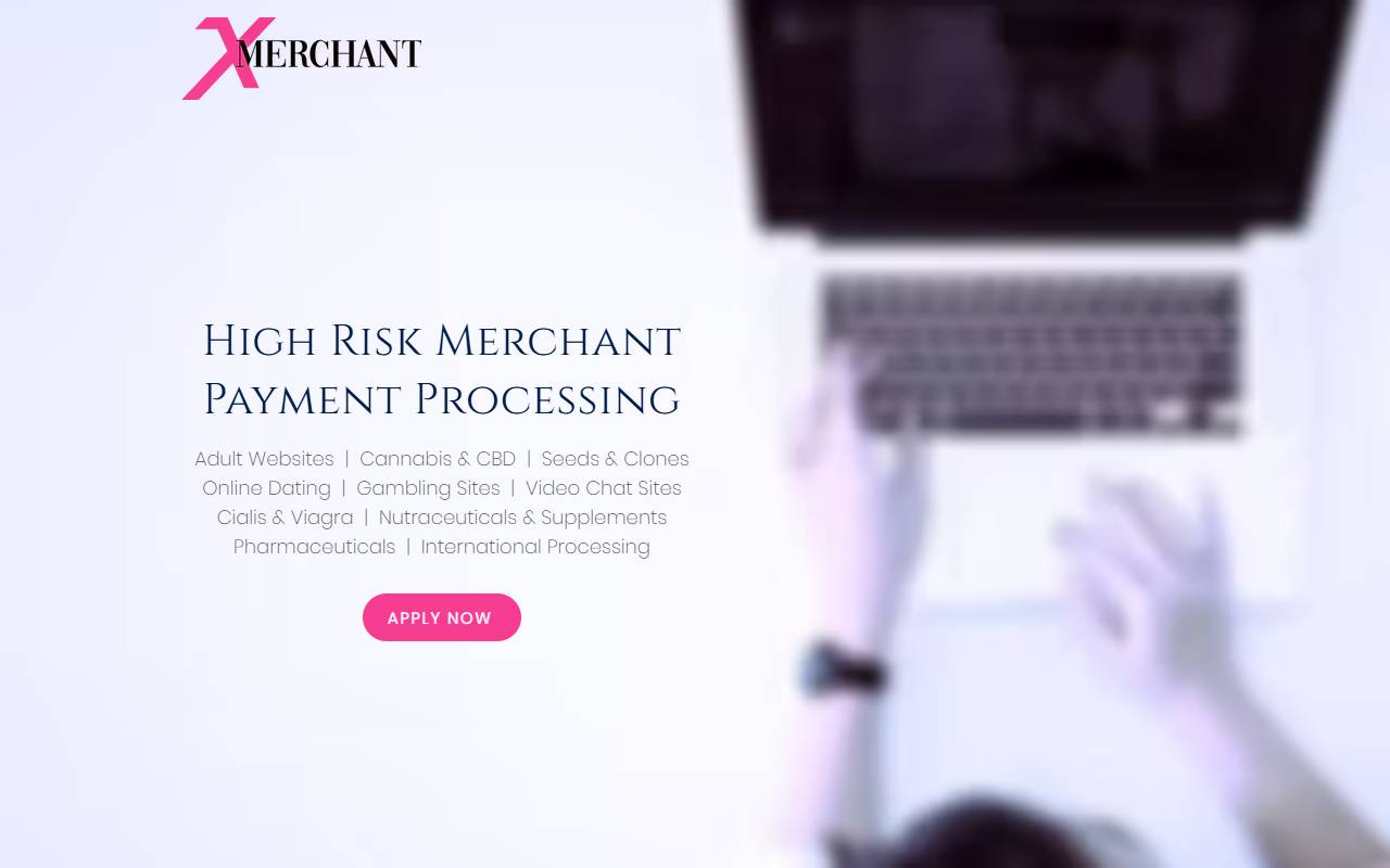XMerchant website screenshot